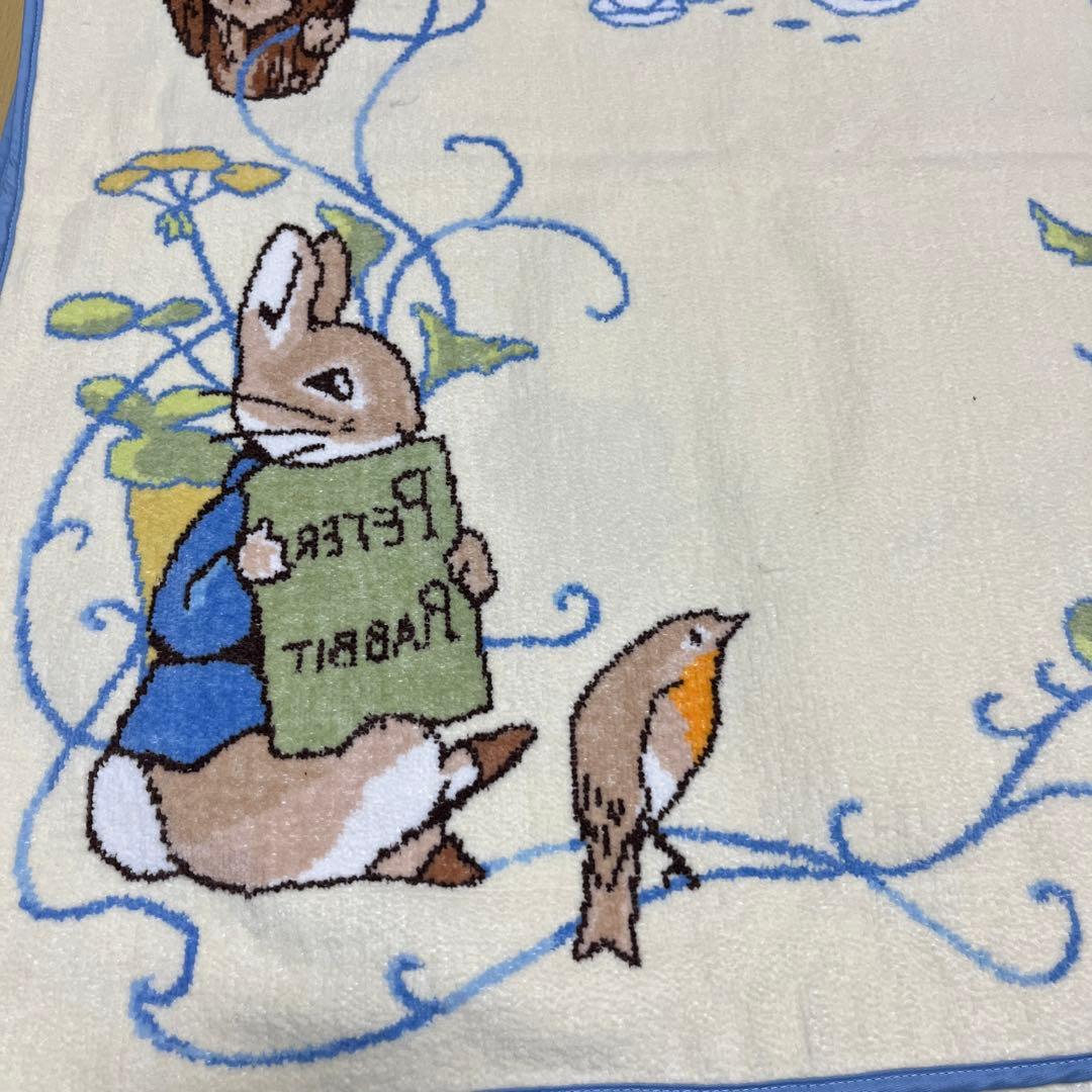 【新品未使用タグ付】ピーターラビット　シェニール織　シェニールアートギャラリー