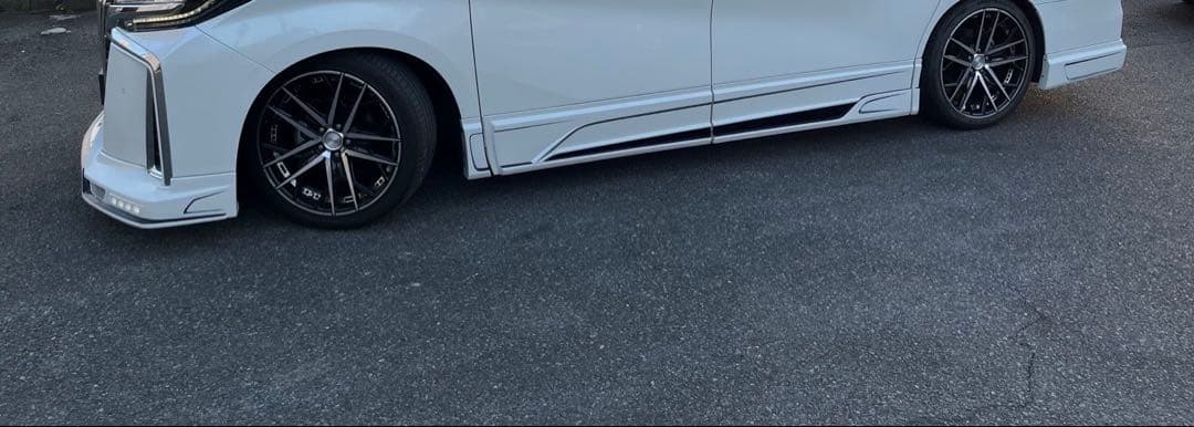 ROWENエアロ アルファード30 サイド リア リアウイング3点セット