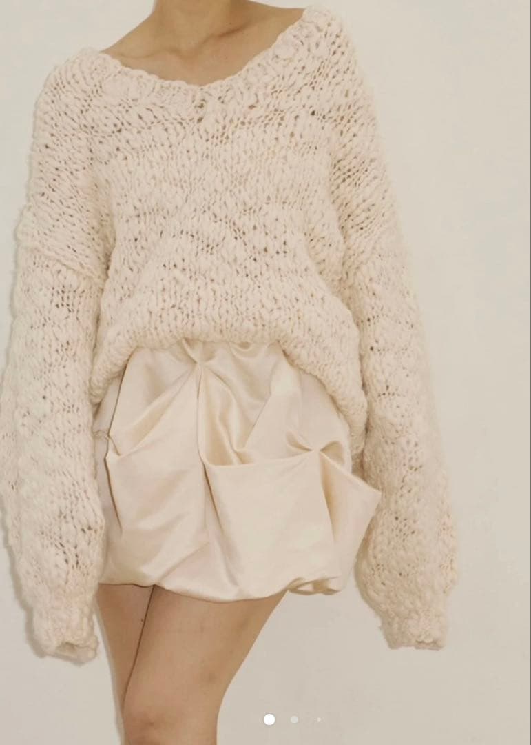 スカート drape mini skirt