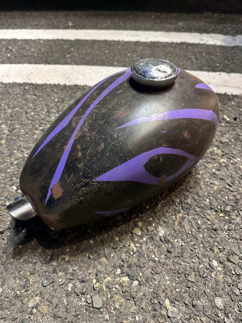 燃料タンク ピーナッツタンク タンク内サビなし ビンテージ加工