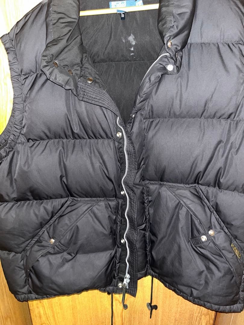 ラルフローレン　特大サイズブラックダウンベスト　４ＸＢ