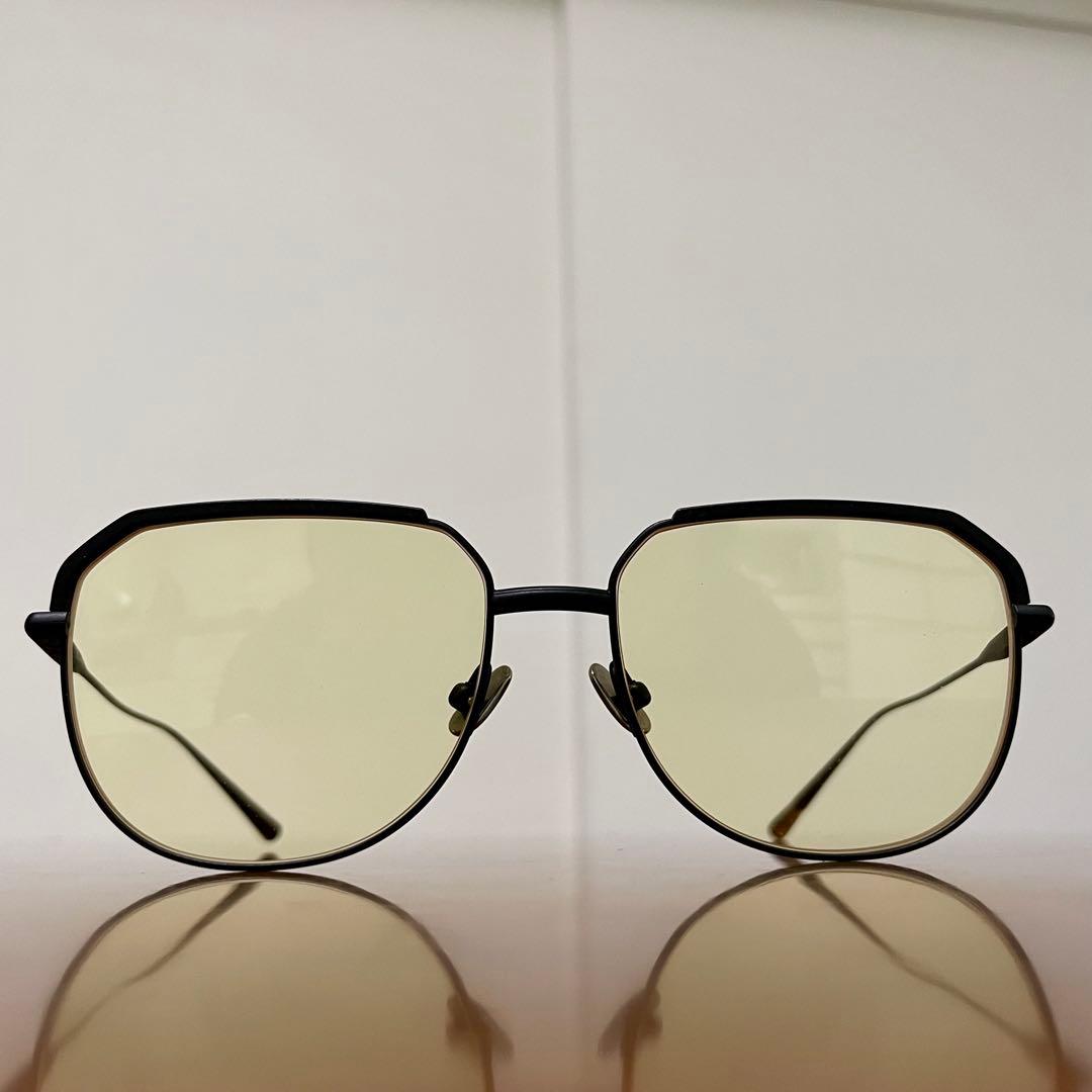 BLANC.. ブラン BE005 ブラック イエロー サングラス