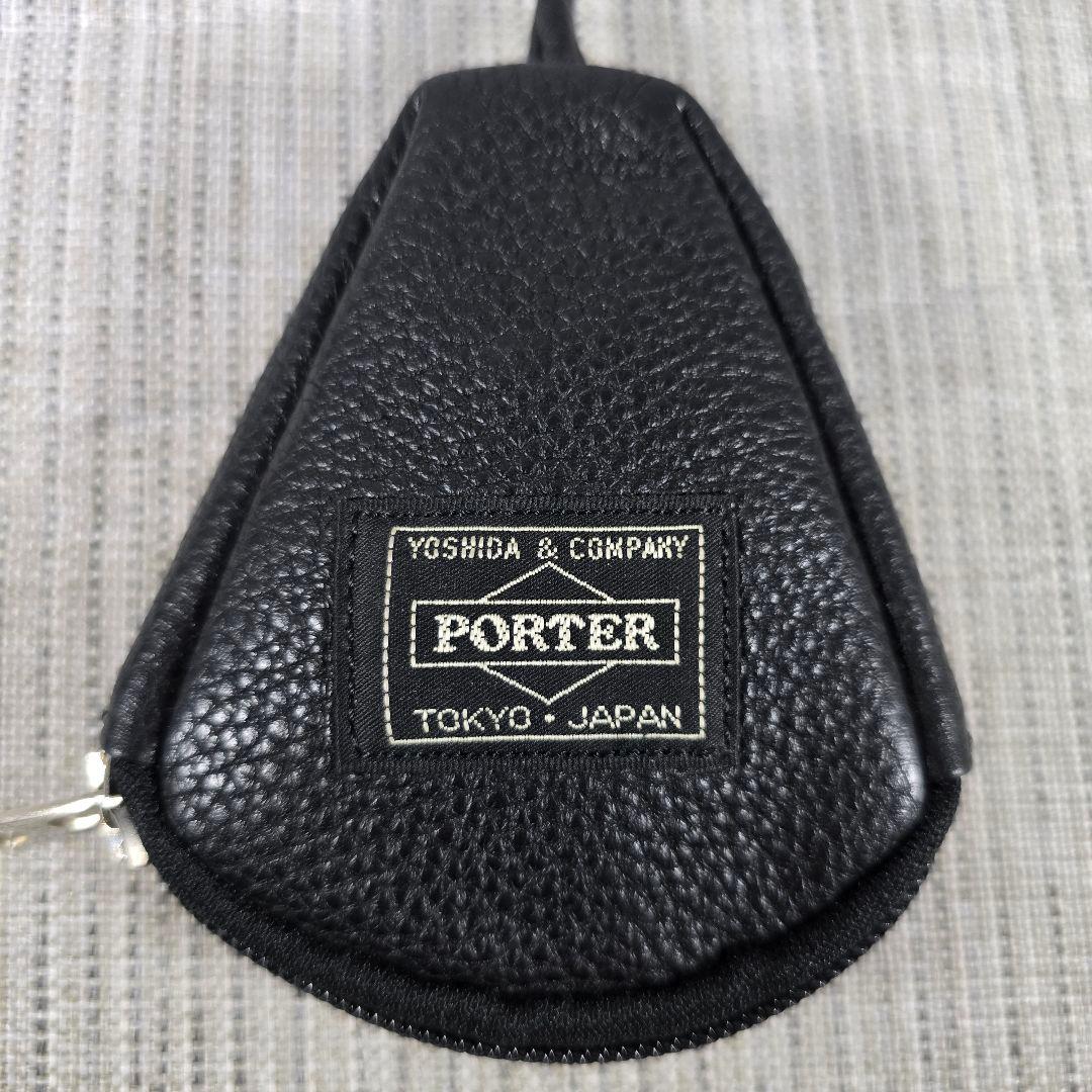 未使用　保管品　PORTER　CALM　KEY PACK　キーパック　レザー　黒