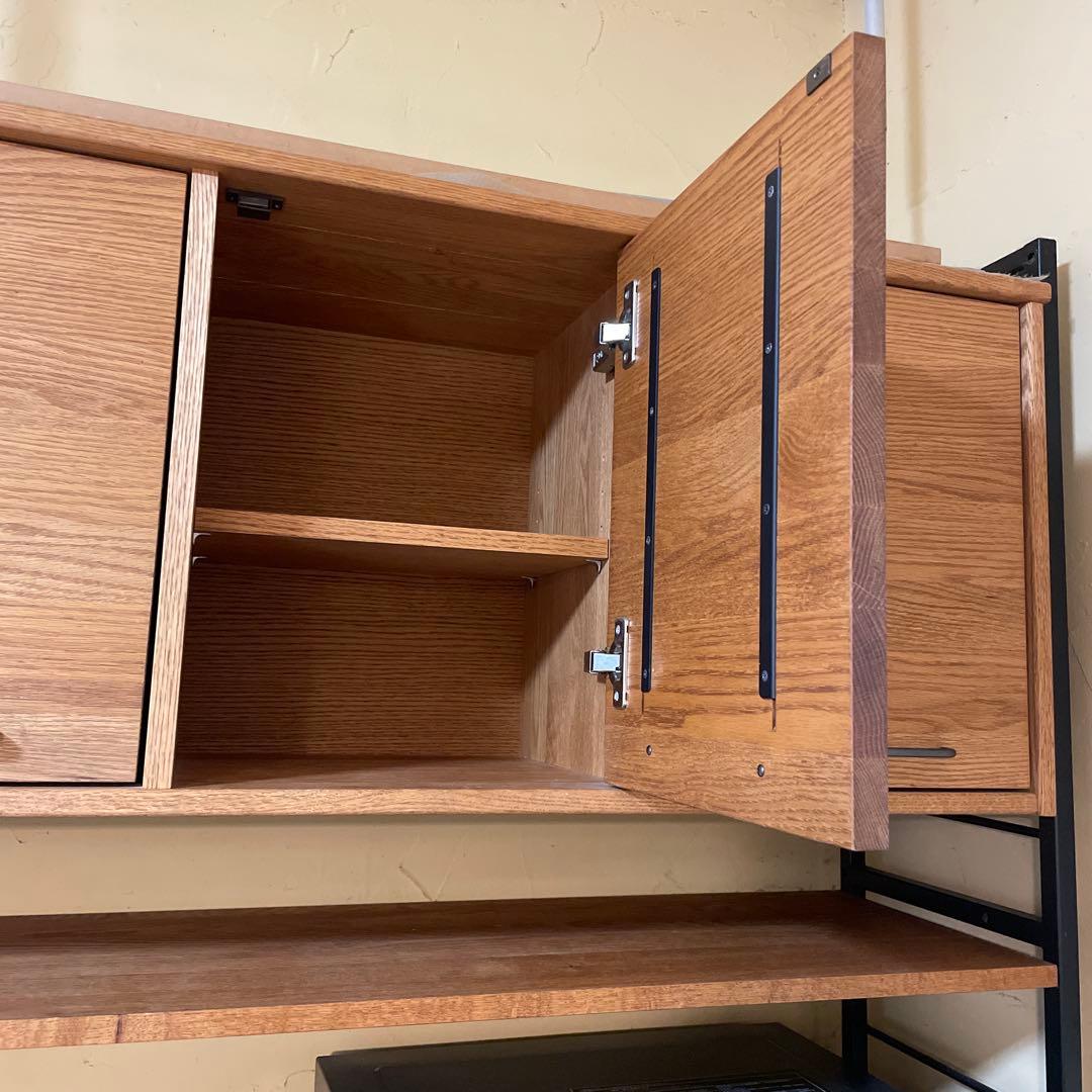 モモナチュラル　食器棚