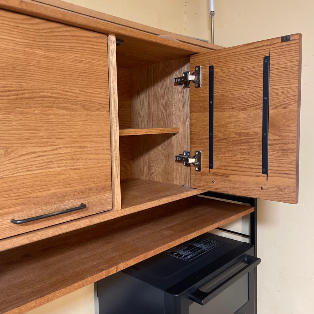 モモナチュラル　食器棚