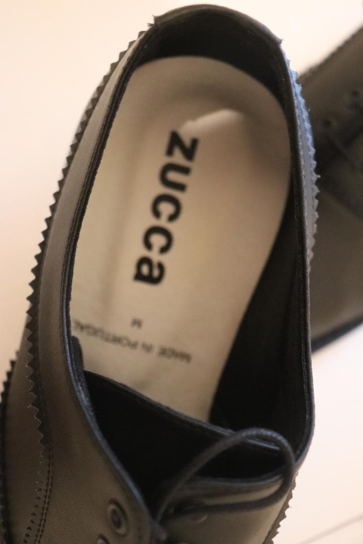 新品ZUCCaズッカ メンズレザーシューズ42 26.5程度45100円