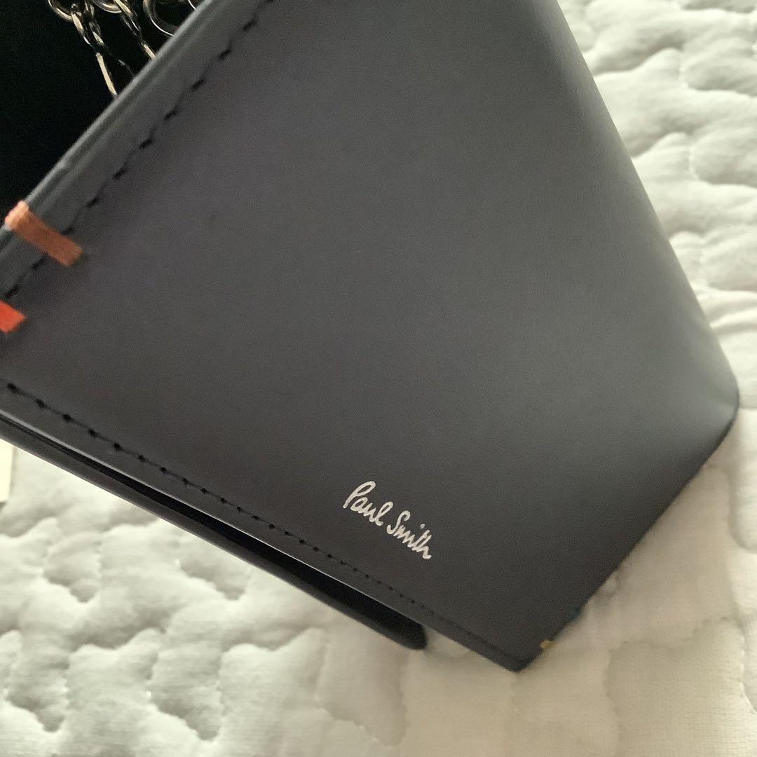 PaulSmith ポールスミス キーケース BPS851 ネイビー 濃紺
