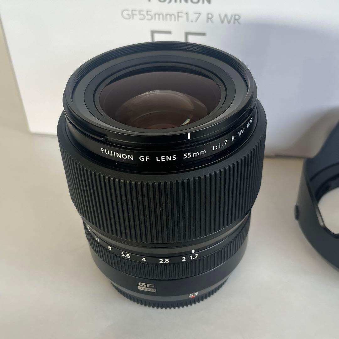 【極美品】fujifilm GF55mm F1.7 R RW