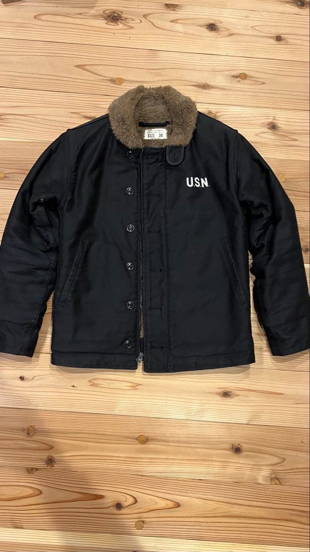 HOUSTON N1デッキジャケット　タイトモデル