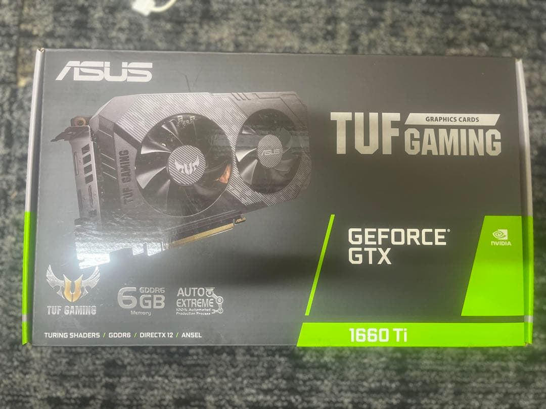 グラフィックボード・グラボ・ビデオカード ASUS TUF GAMING GeForce GTX 1660 Ti