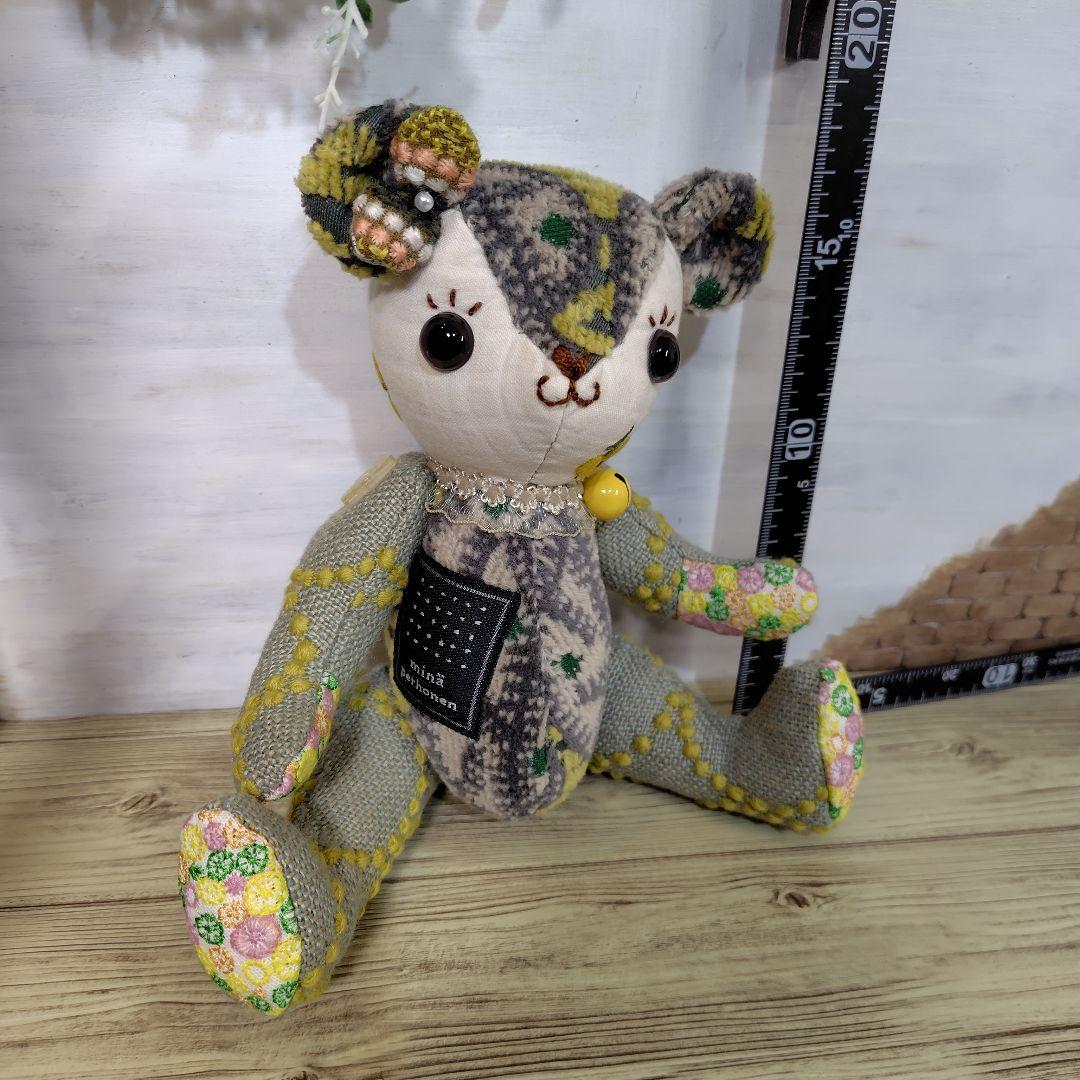 ミナペルホネン＊ハンドメイド＊ぬいぐるみ＊テディベア＊81