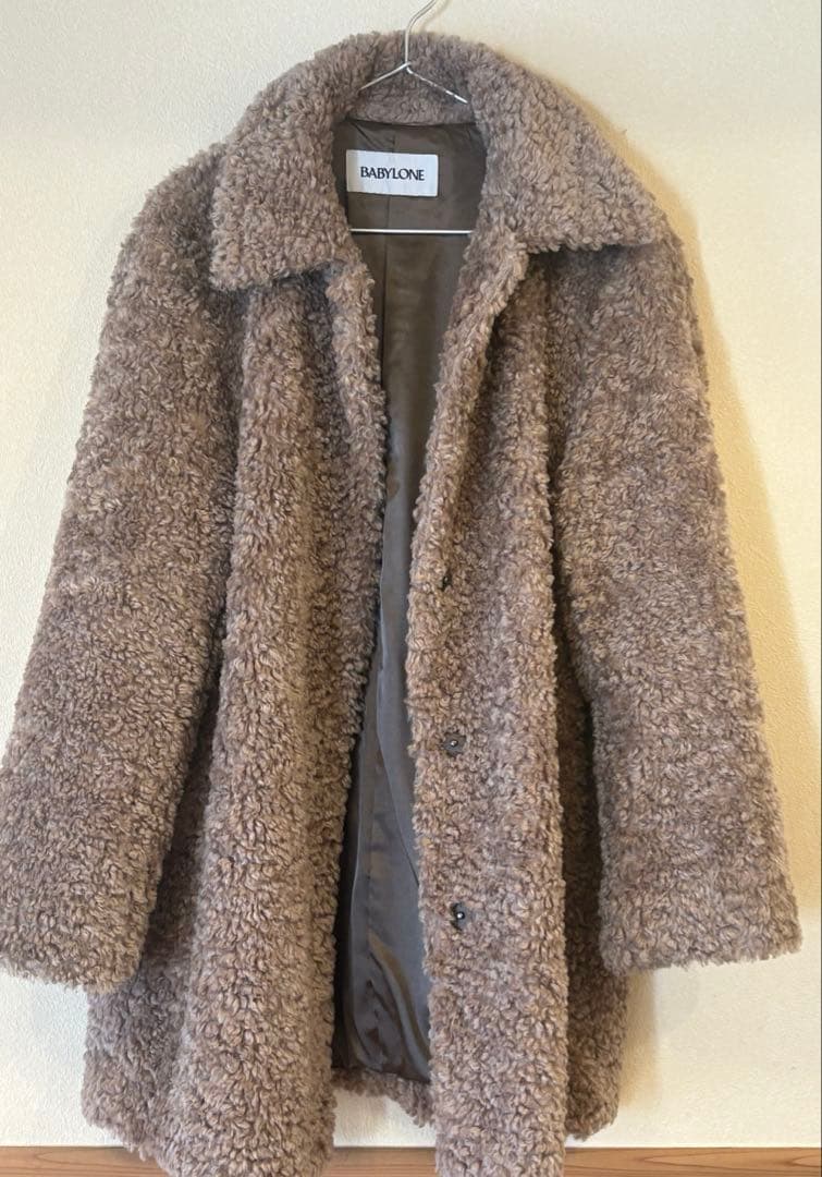 BABYLONE バビロン プードルミドルコート 【23AW】　美品