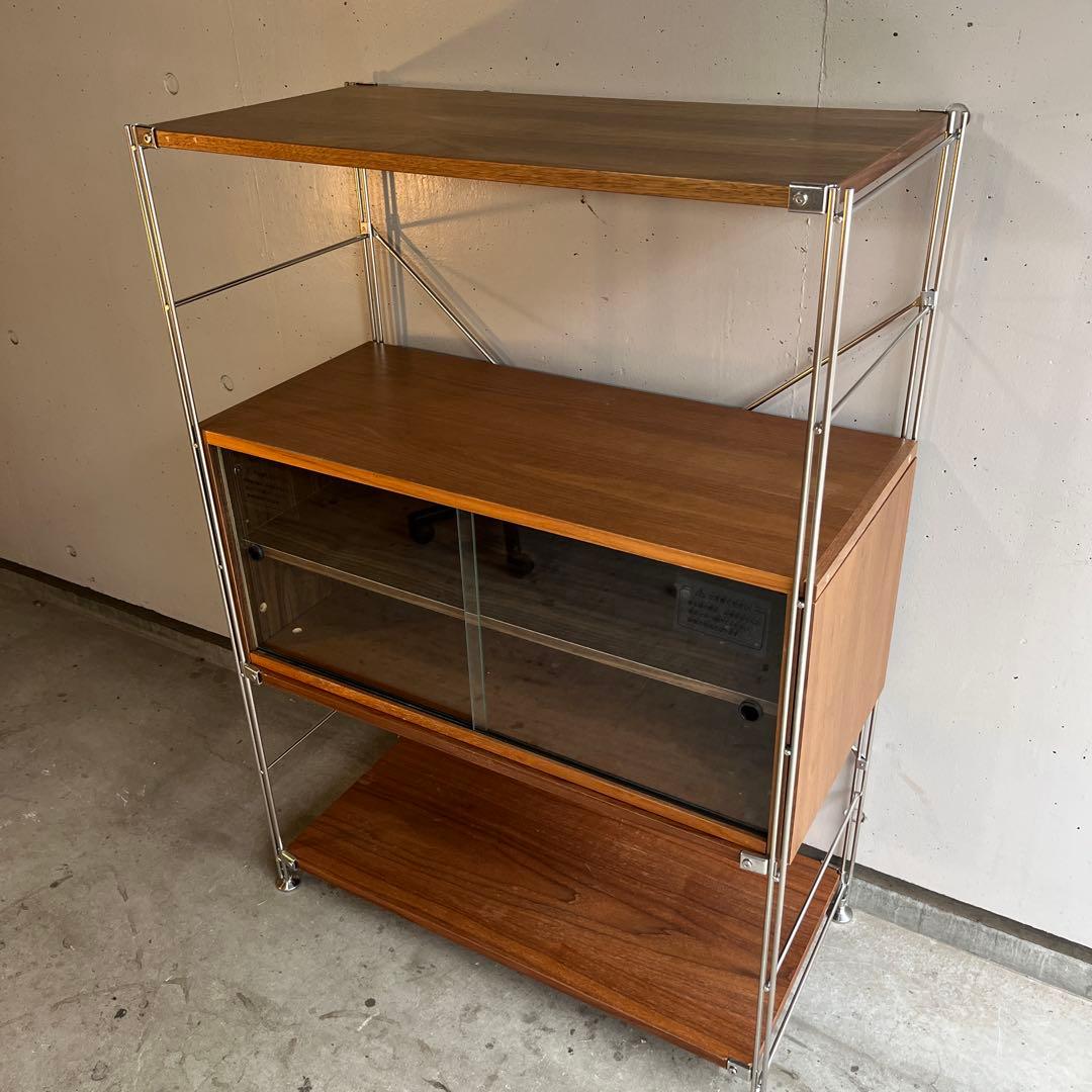 poseidonhan★無印ステンレスユニットシェルフ・カップボードセット