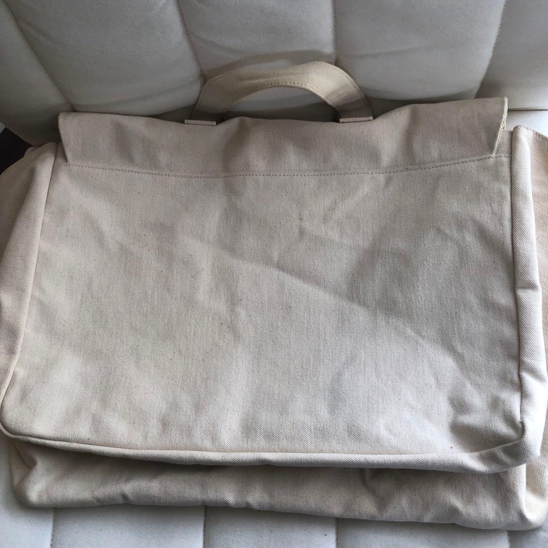 コムデギャルソン　キャンパス地バッグ　カバン　大きめbag 送料込み