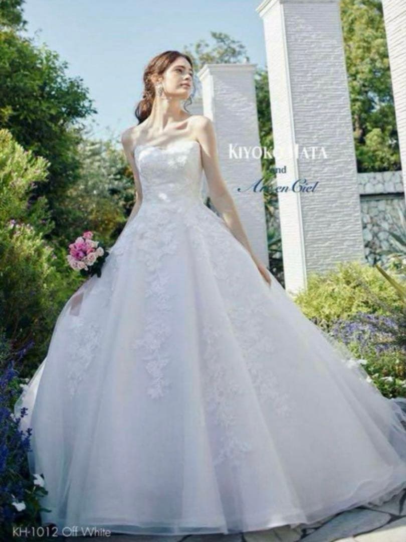 らぷ's SHOP【KIYOKO HATA】ウェディングドレス　9〜12号