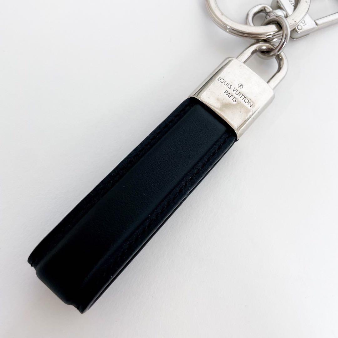 ✨極美品✨ルイヴィトン キーホルダー LV パドロック キーリング 黒 ブラック