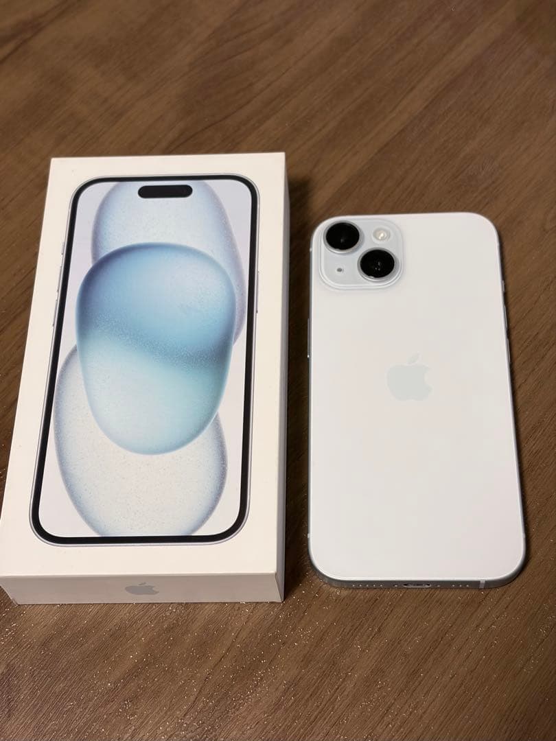 Apple iPhone 15 ブルー 本体 箱付き