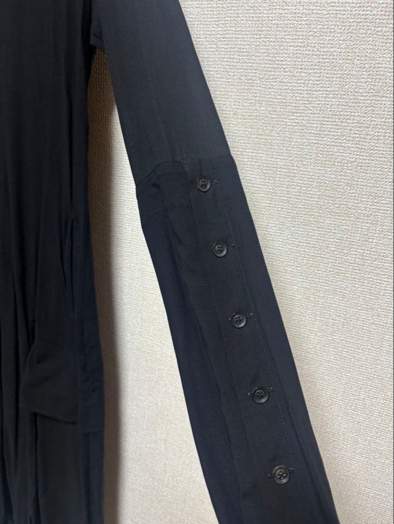 YohjiYamamoto +NOIR ブラック　シャツワンピース　サイズ1