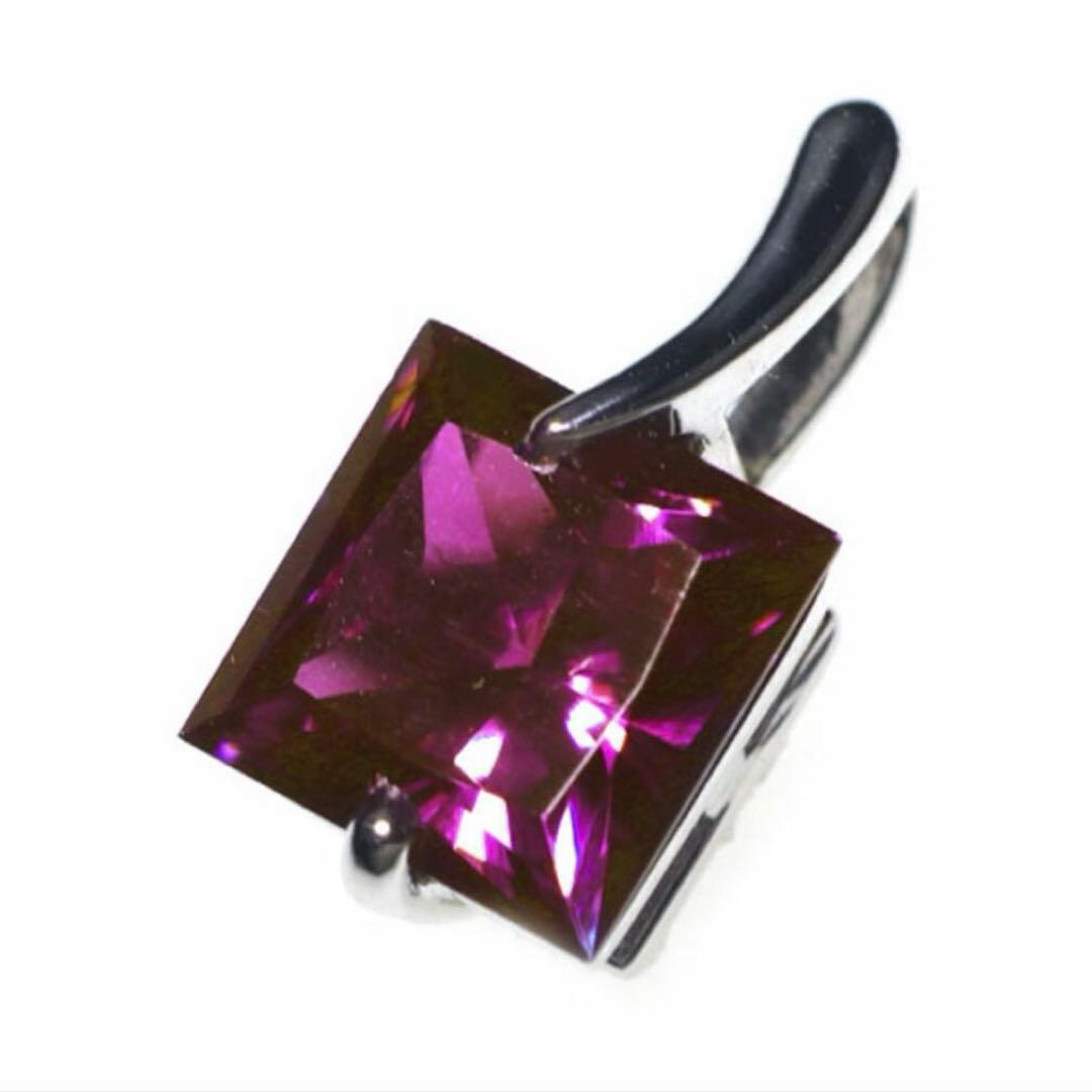 合成アレキサンドライト♦︎k18wgトップ