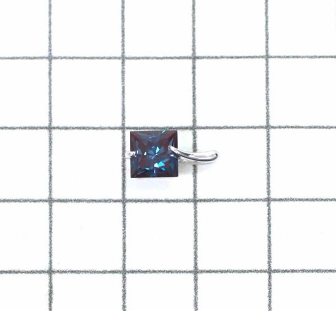 合成アレキサンドライト♦︎k18wgトップ