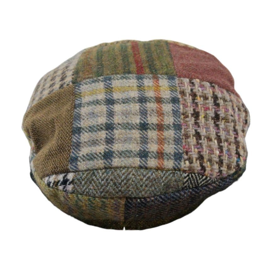 新品 Hanna Hats ヴィンテージ ドネガルツイード パッチワークハット