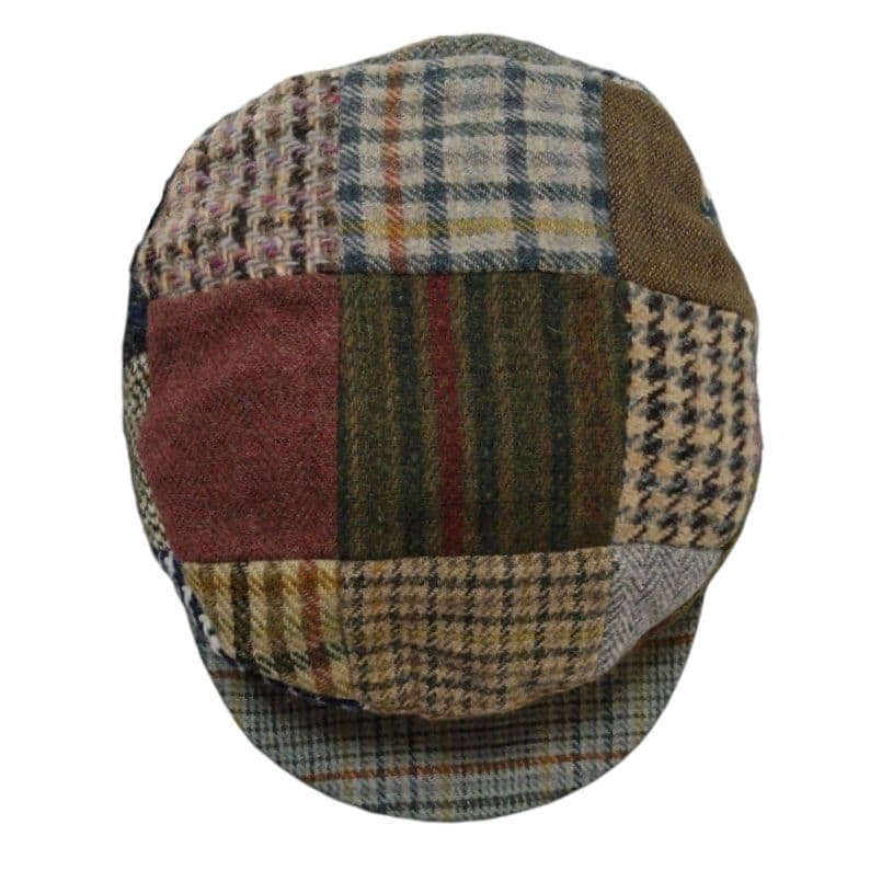 新品 Hanna Hats ヴィンテージ ドネガルツイード パッチワークハット