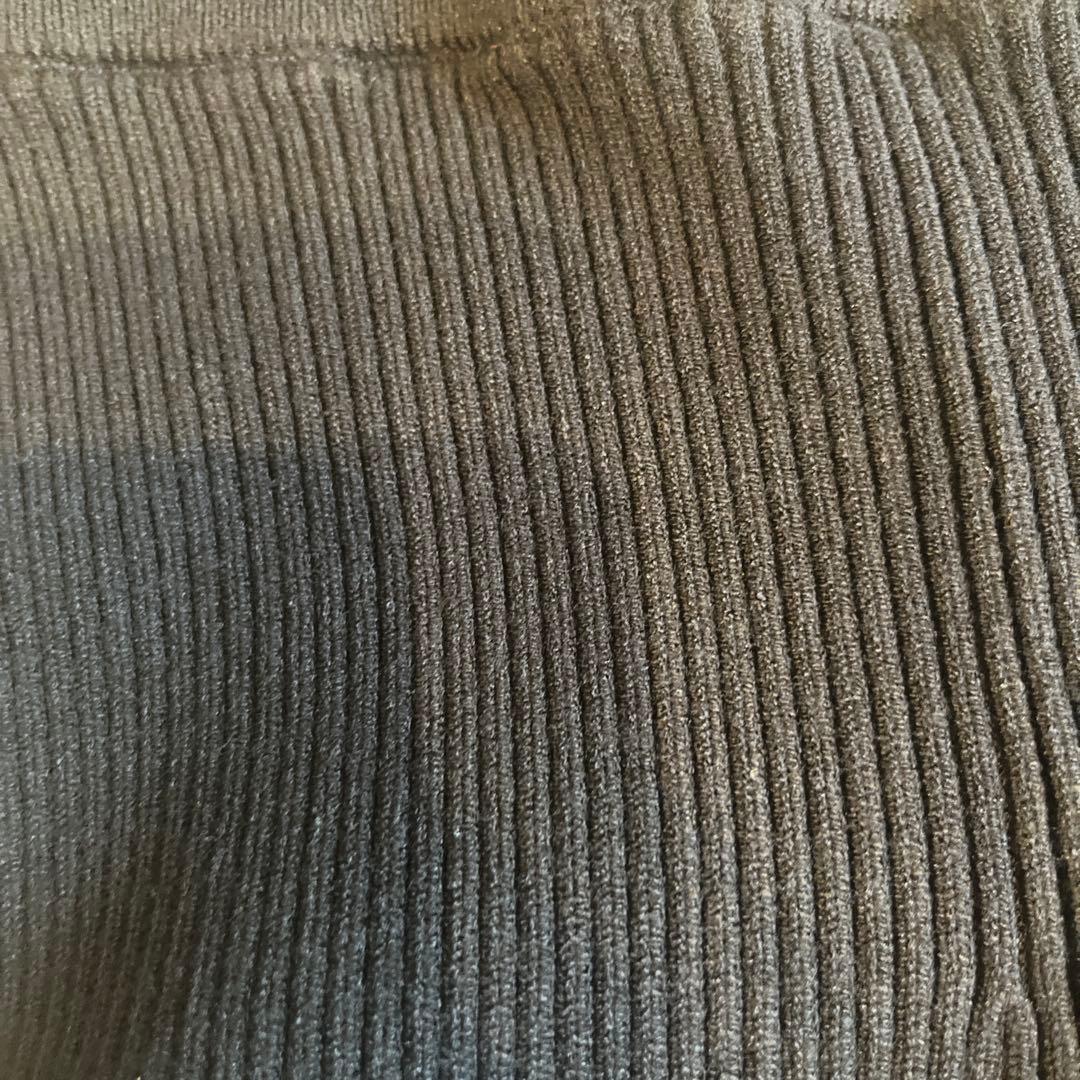 THE SHISHIKUI シシクイ rib knit legg／S／black