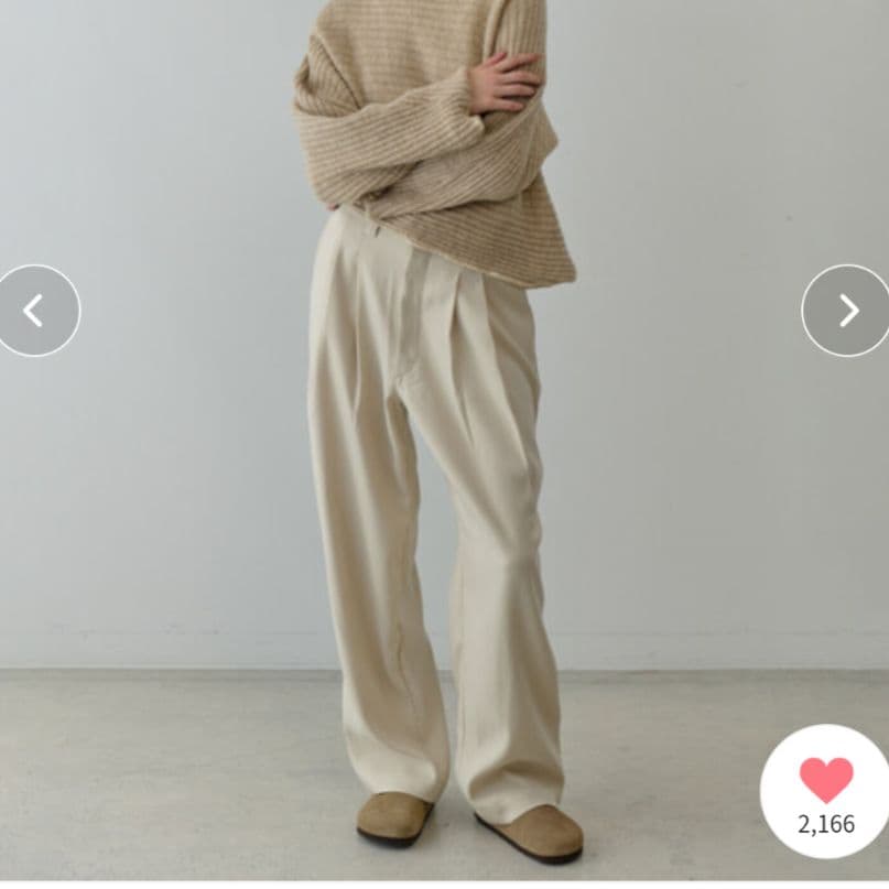 THE SHINZONE TOMBOY PANTS WOMEN　32 ホワイト