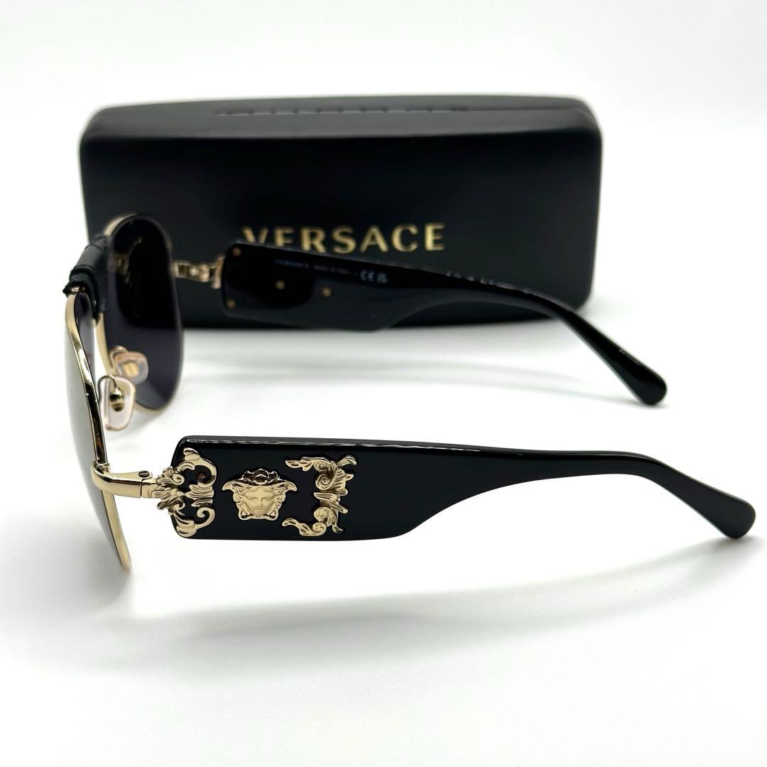 ヴェルサーチ　サングラス　メガネ　メデューサ　ブラック