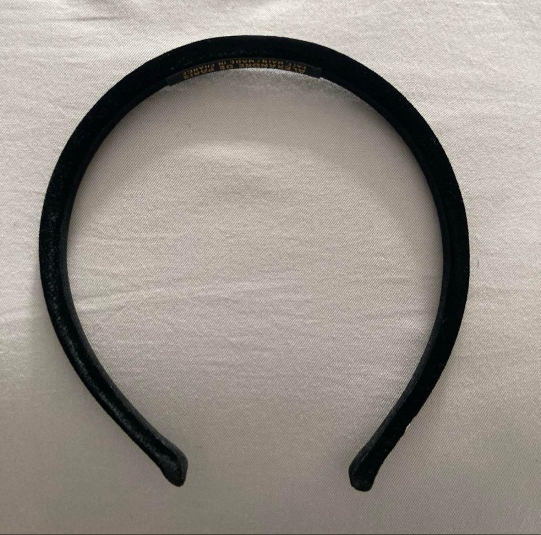 【美品】ALEXANDRE DE PARIS ベロアカチューシャ