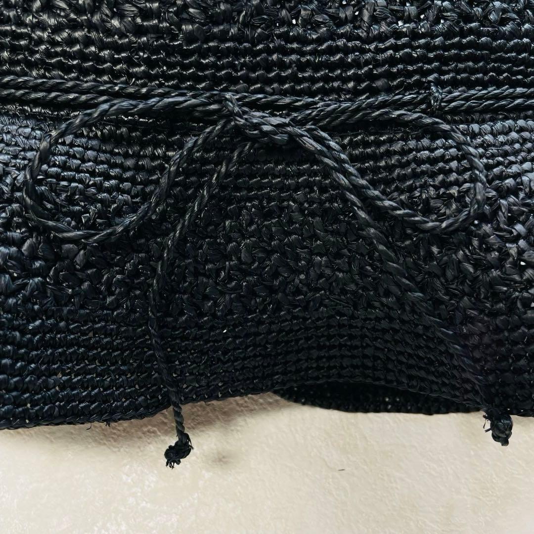 美品✴︎ヘレンカミンスキー juliet8 ジュリエット ブラック 黒 麦わら帽子