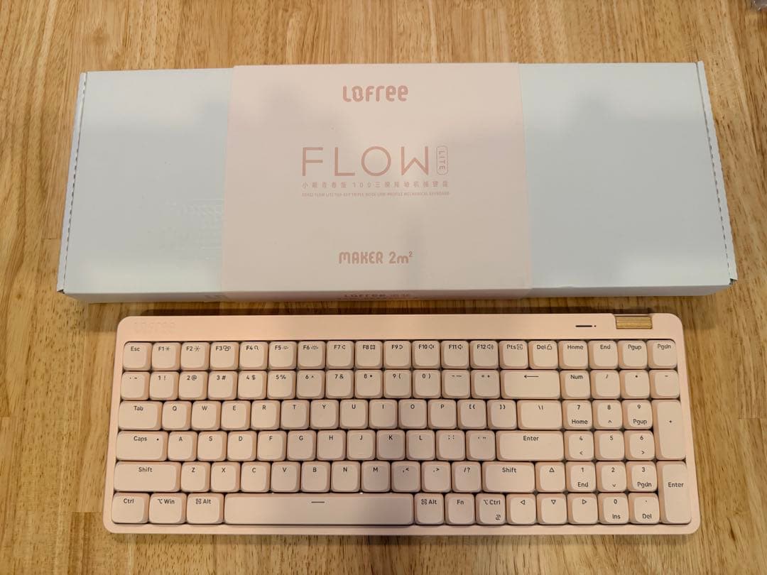 Lofree FLOW Lite ピンク キーボード本体