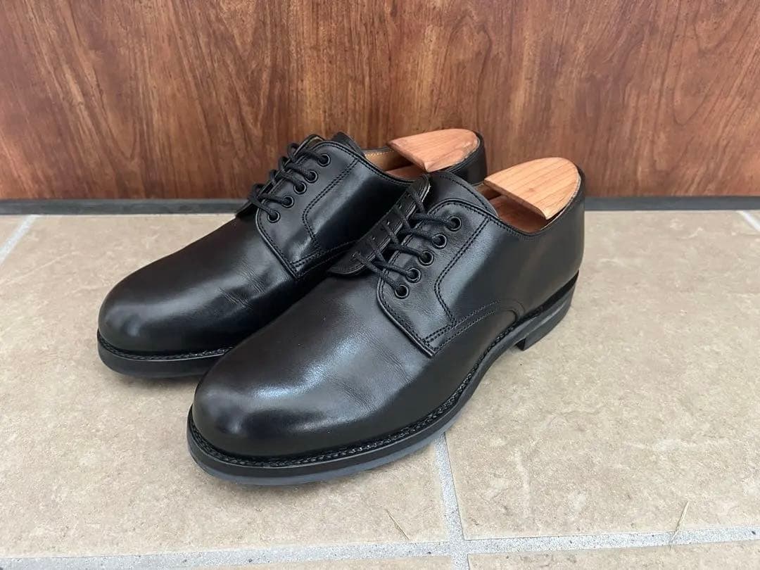 HARROGATE ARCHWAY プレーントゥ UK7 黒