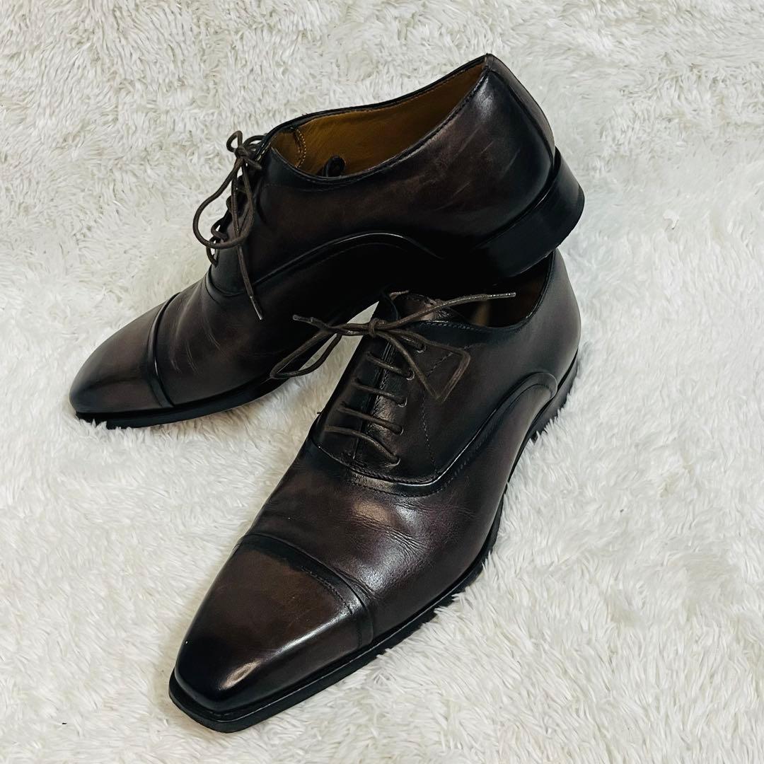 ステファノブランキーニ ウイングチップ ブラウン 6 1/2 25.5cm