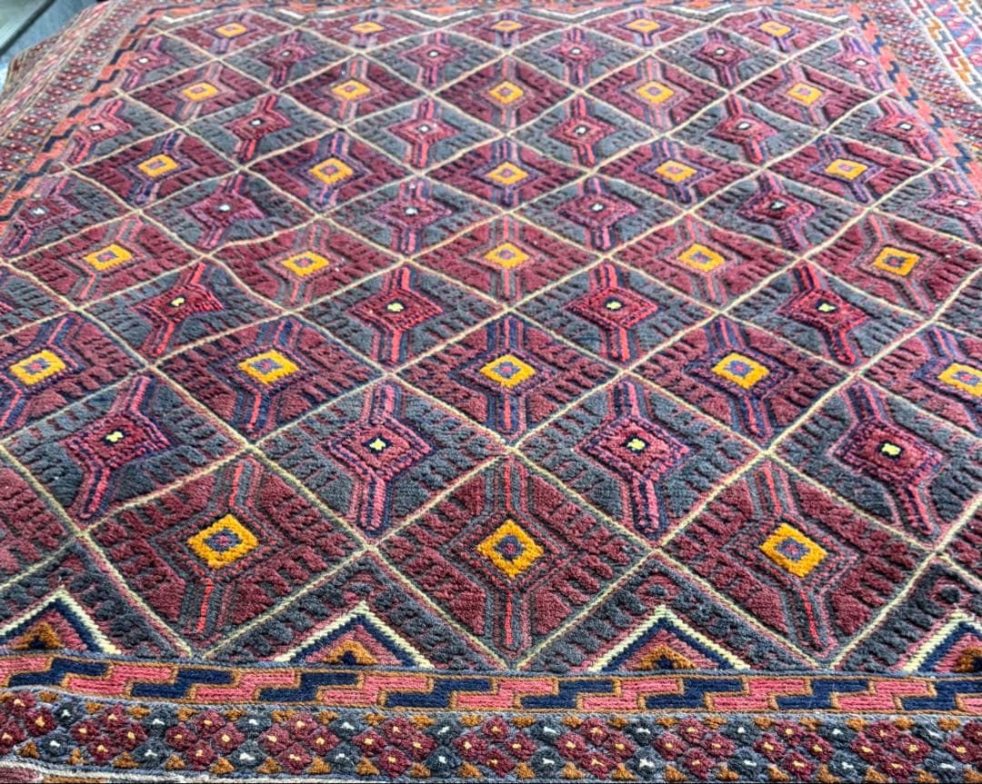 アフガニスタン手織り絨毯 スーパーファイン マシュワニ産 ラグ