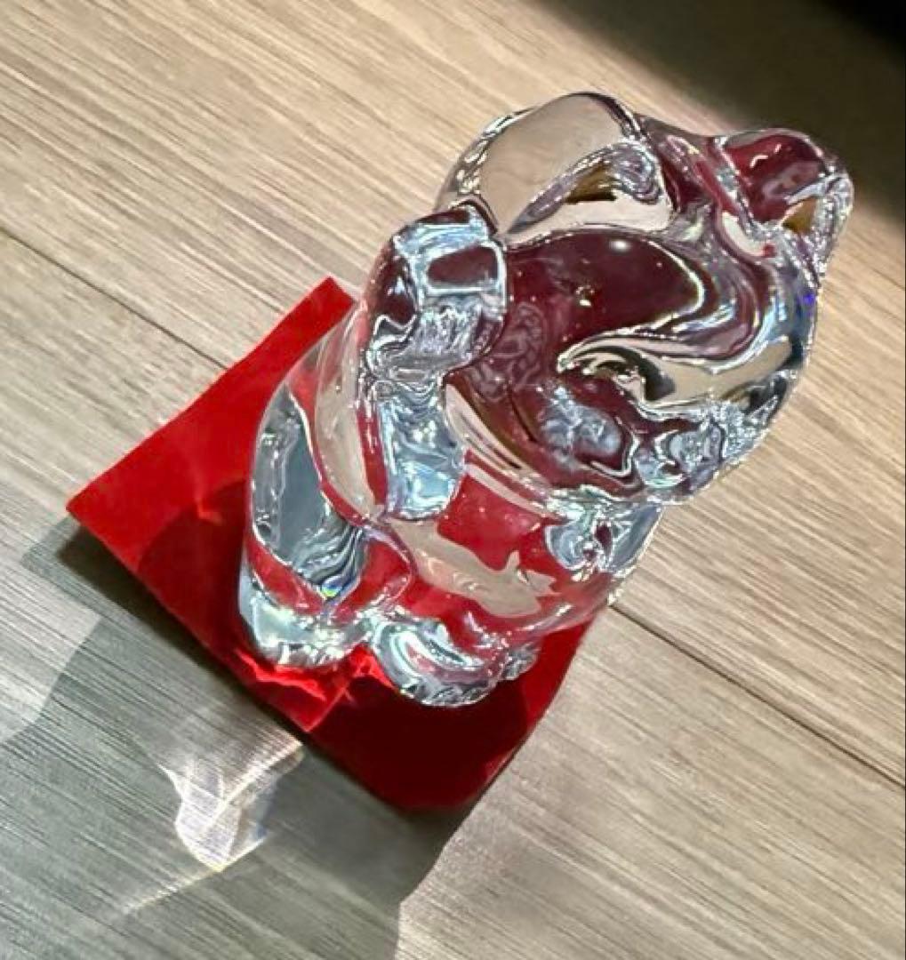 箱有り　baccaratバカラ　招き猫