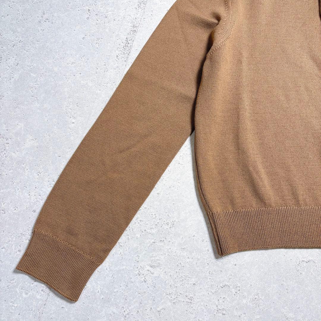 【２０２３】ドゥーズィエムクラス　 WISHクルーネックカーディガン　キャメル