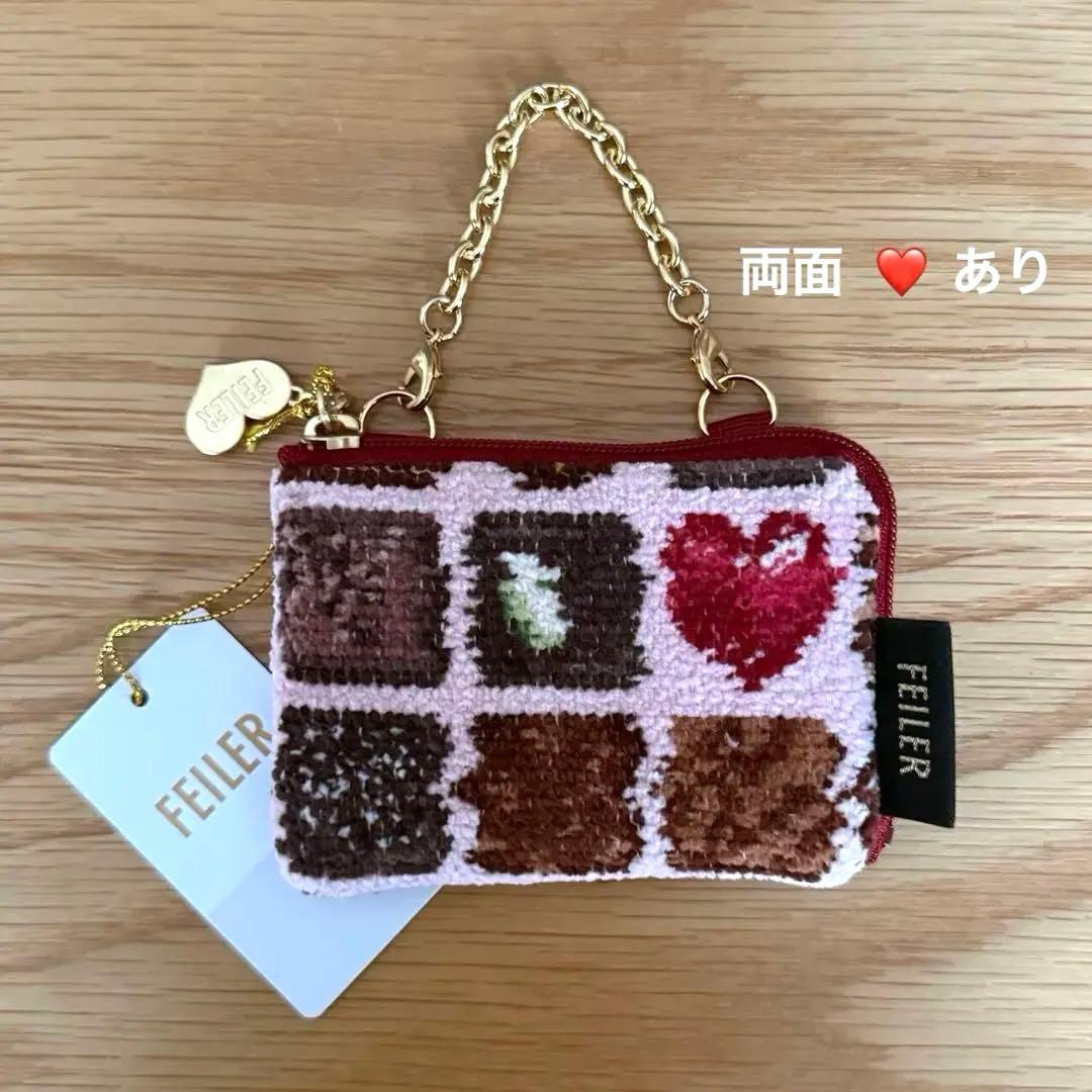 FEILER フェイラー コフレドゥショコラ サイドポーチ WEB限定 ピンク