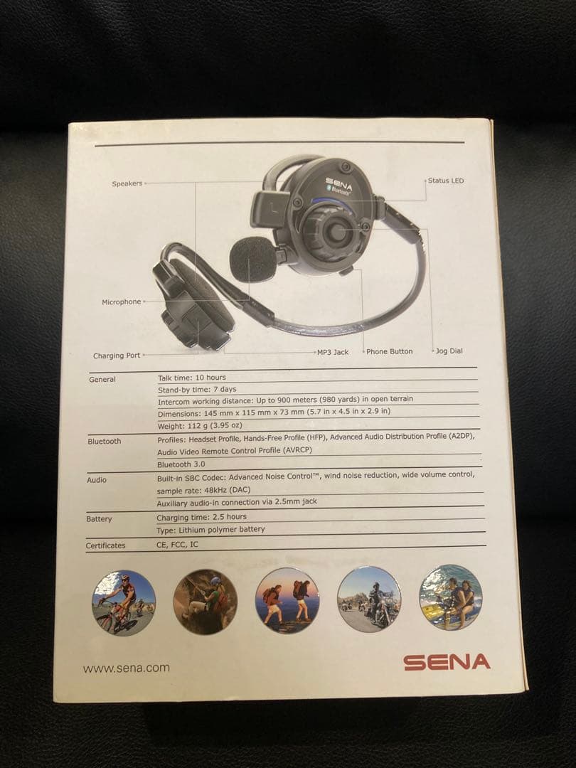 未使用 セナ SENA SPH10 Bluetoothワイヤレスヘッドセット