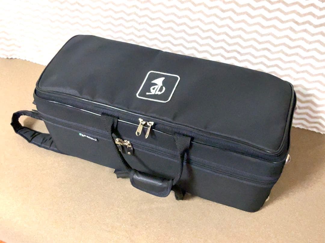 マーカス・ボナ ロータリートランペット2本用ダブルケース 中古美品