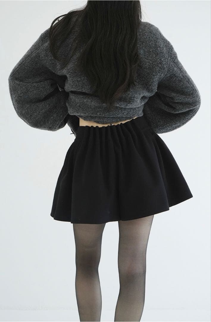 【即日発送】CLANE LOW WAIST TUCK SHORT PANTS