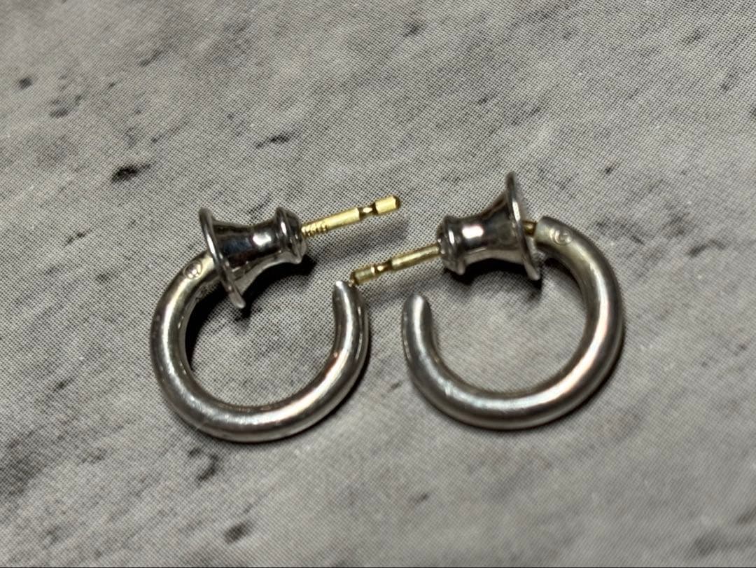 キャリアリング CAREERING ピアス シルバー925