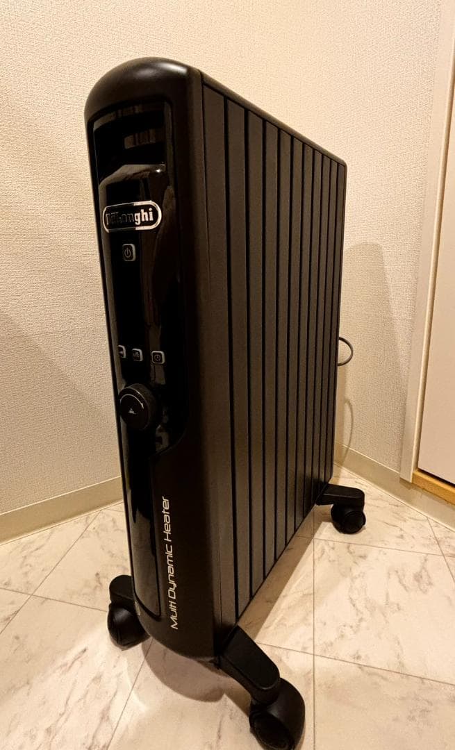 DeLonghi MDH15PB オイルヒーター 1500W ブラック