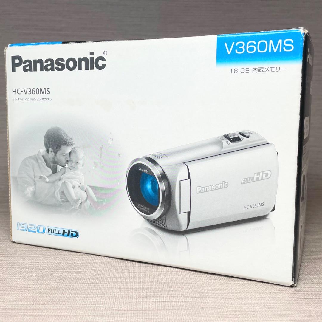 美品✨Panasonic HC-V360MS 16GB HDビデオカメラ 送料込