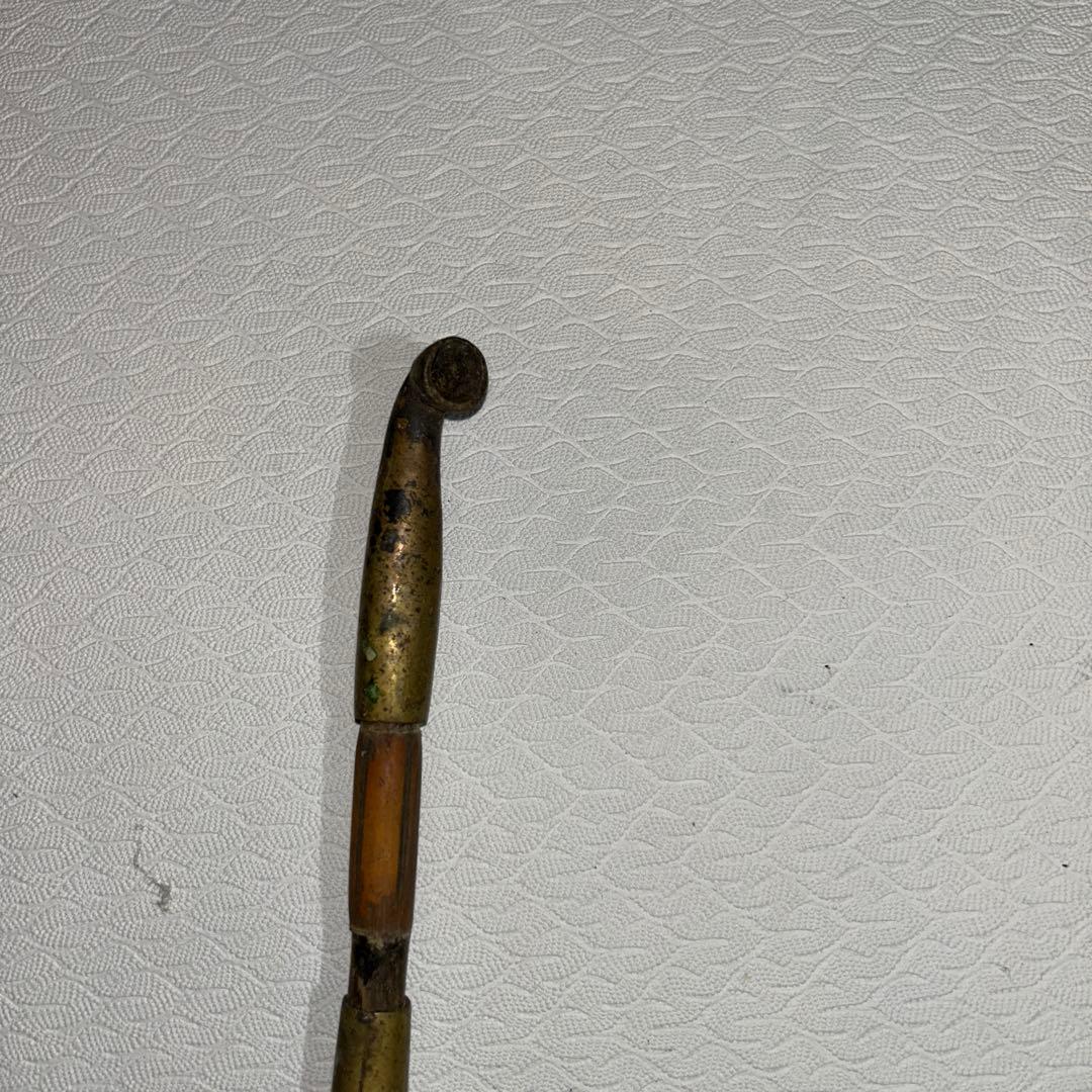 矢立方位磁針付き、矢立、キセル3点セット　骨董　レトロ