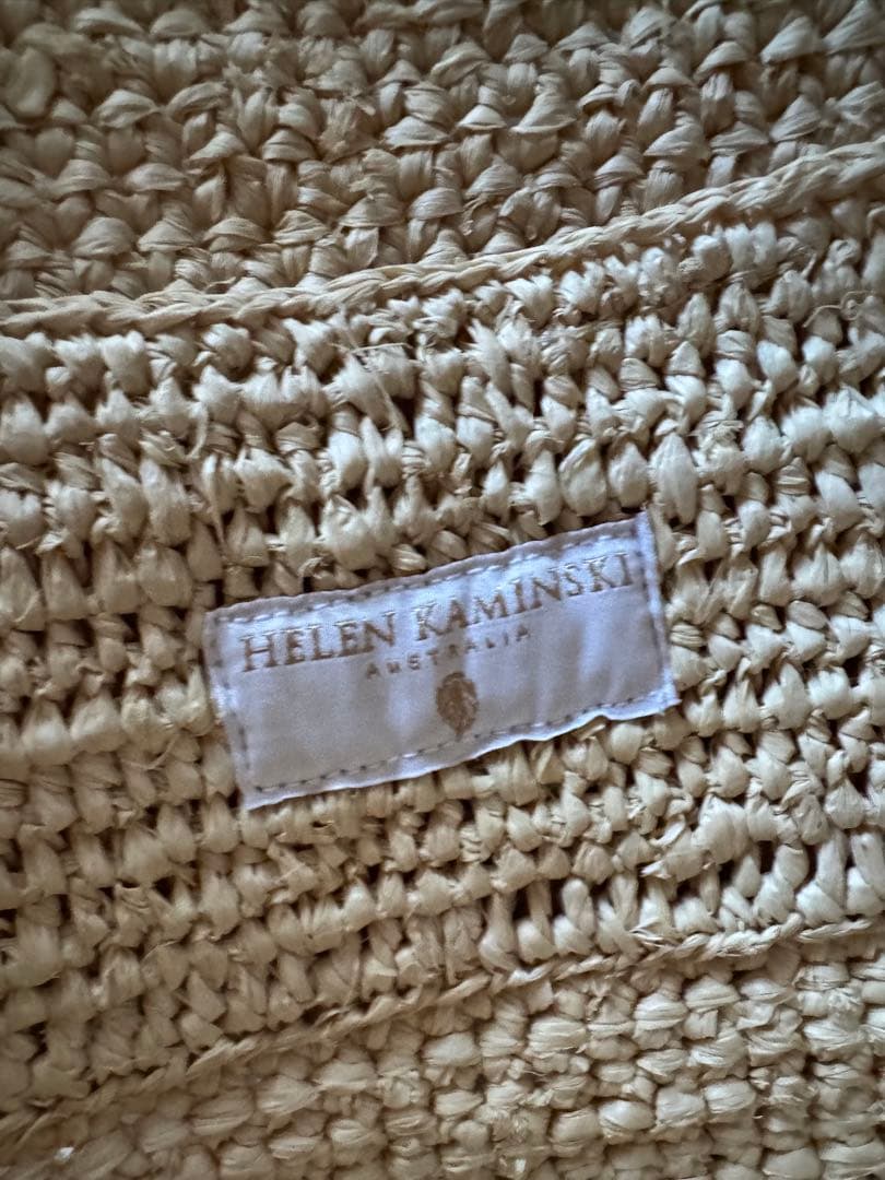 ヘレンカミンスキー　ラフィアカゴバッグ