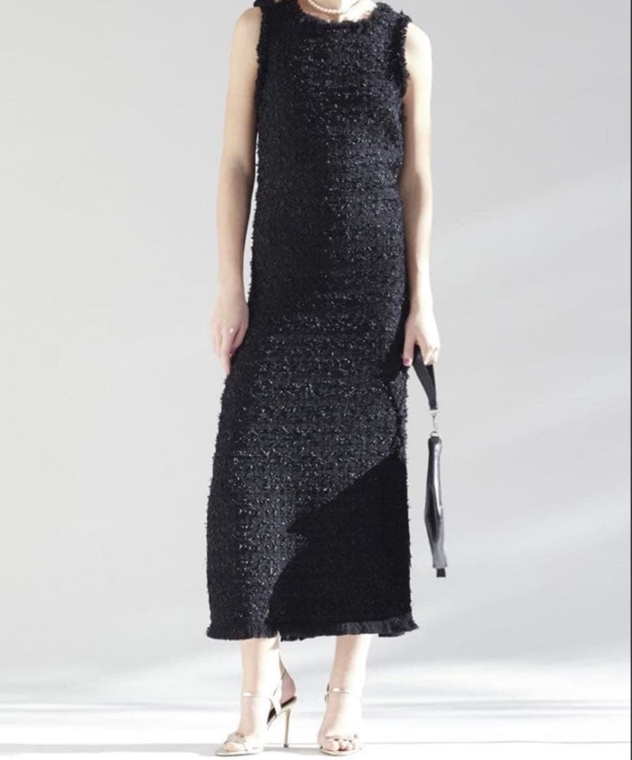 新品　THIRD MAGAZINEサードマガジン　ツイードワンピース　ジゼル掲載