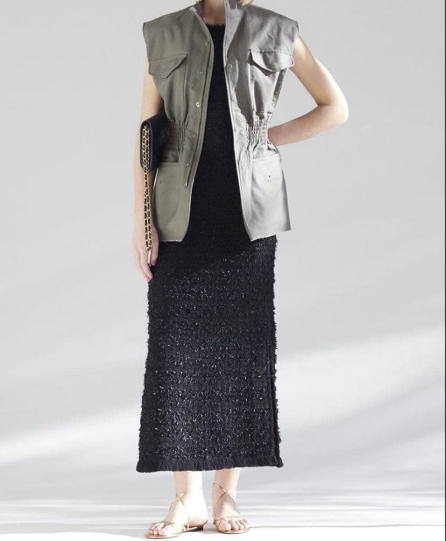 新品　THIRD MAGAZINEサードマガジン　ツイードワンピース　ジゼル掲載