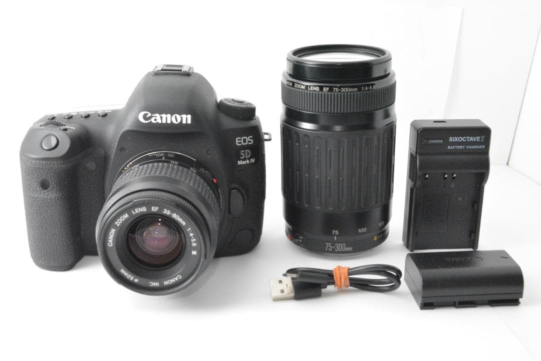 ★美品★キャノン CANON EOS 5D MARK IV ダブルレンズセット