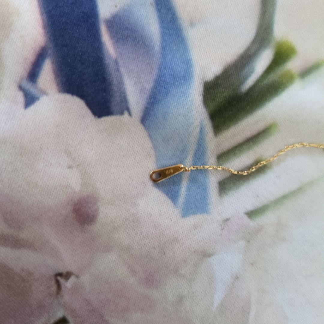 ✿18金✿一粒ダイヤモンドネックレス 　　0.22 ct カード付き